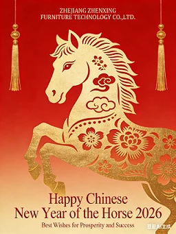 Nga mihi o te tau hou mai i te Zhejiang Zhenxing Furniture Technology Co., Lt...